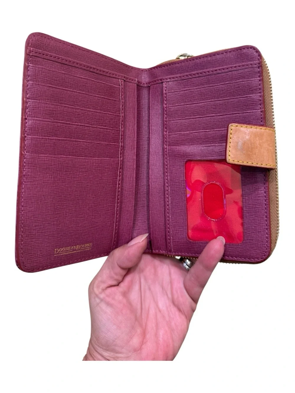 Dooney & Bourke Zip-Around Wallet - Picture 3 of 14